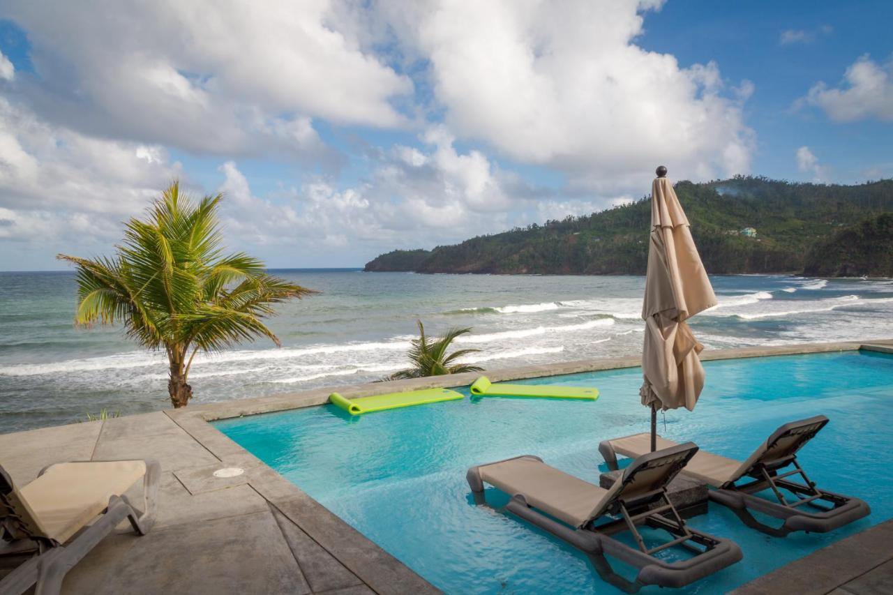 Pagua Bay House - Oceanfront Cabana'S Marigot المظهر الخارجي الصورة
