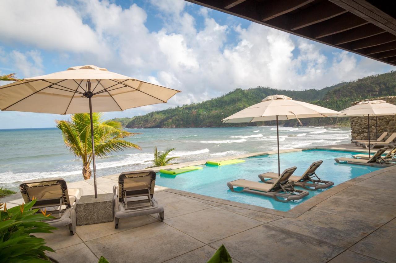 Pagua Bay House - Oceanfront Cabana'S Marigot المظهر الخارجي الصورة